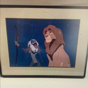 Disney Lion King Framed Lithograph 1995